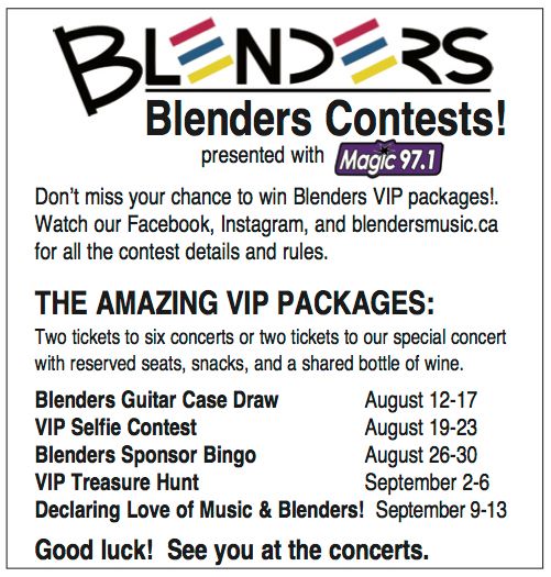 A New Season of Blenders Concerts is Coming!