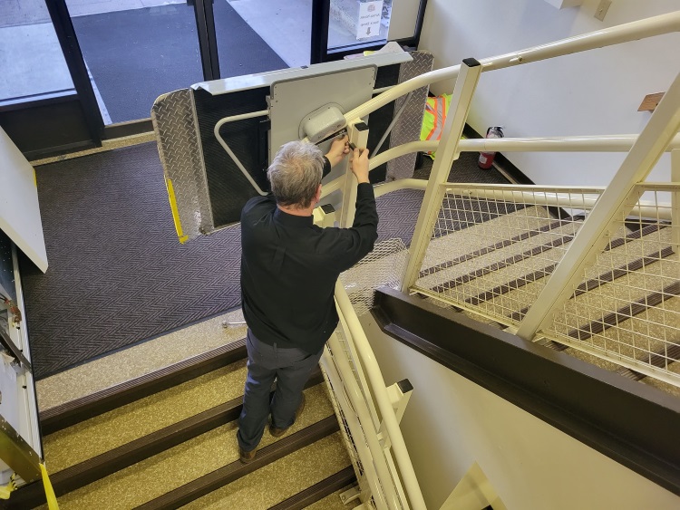 Construction work at the Grand Coteau Center in Shaunavon