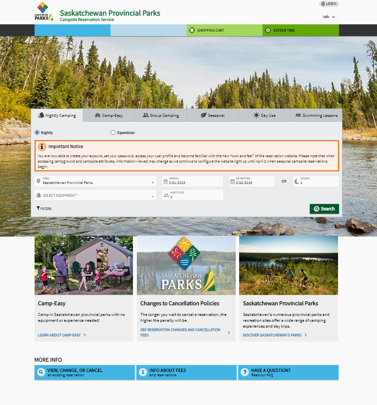 New Camping Reservation System Hits the Web