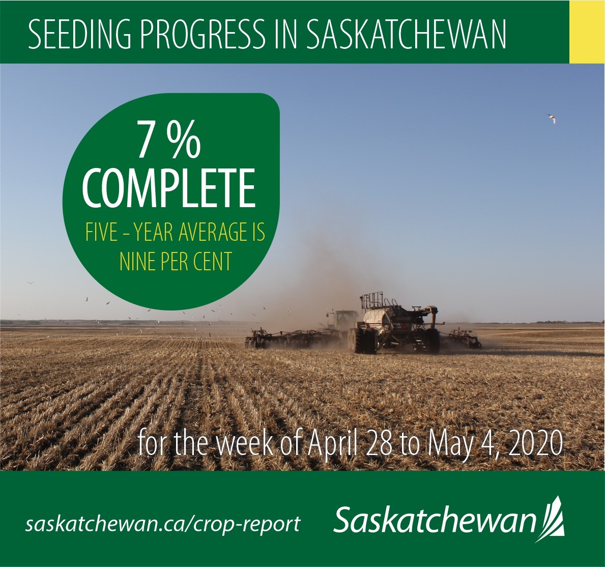 Saskatchewan Agriculture Releases First Crop Report Of 2020 ...
